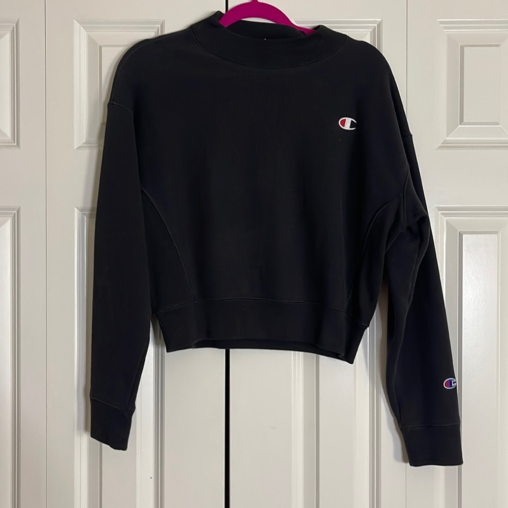 Black champion sweatshirt